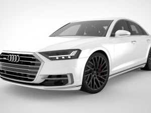 2018 audi a8 d5 3D Model