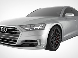 2018 audi a8 d5 Modèle 3D