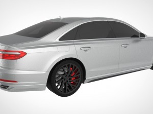 2018 audi a8 d5 Modèle 3D