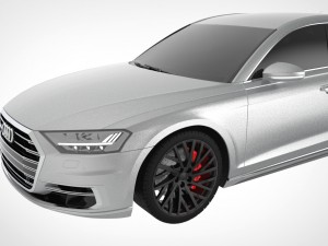 2018 audi a8 d5 Modèle 3D