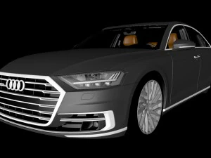 2018 audi a8 d5 3D Model