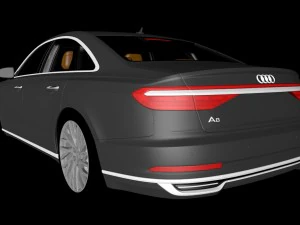 2018 audi a8 d5 3D Model
