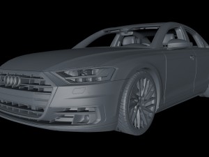 2018 audi a8 d5 Modèle 3D