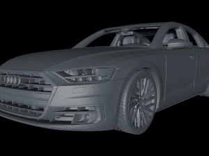 2018 audi a8 d5 3D Model