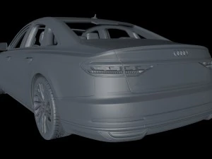 2018 audi a8 d5 3D Model