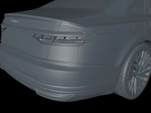 2018 audi a8 d5 3D Model