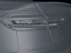 2018 audi a8 d5 3D Model