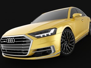 2018 audi a8 d5 Modèle 3D