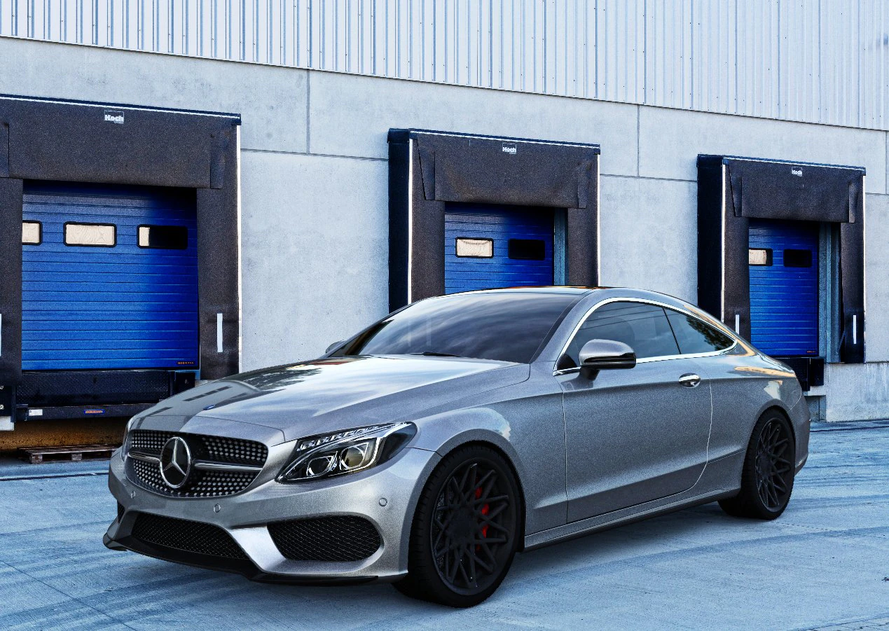mercedes benz c class coupe 3D Model .c4d .max .obj .3ds .fbx .stl .blend 