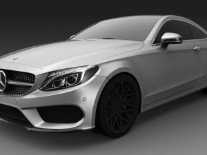 mercedes benz c class coupe 3D Model