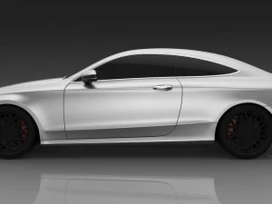 mercedes benz c class coupe 3D Model