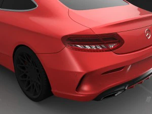 mercedes benz c class coupe 3D Model