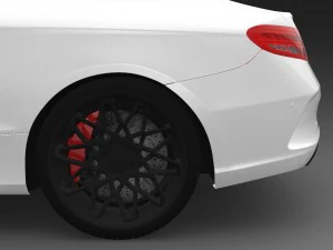 mercedes benz c class coupe 3D Model