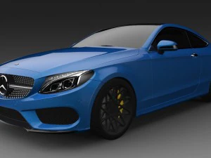 mercedes benz c class coupe 3D Model