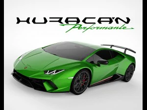 kinerja lamborghini huracan Model 3D