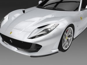 ferrari 812 superfast Modelo 3D