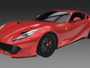 ferrari 812 superfast Modelo 3D