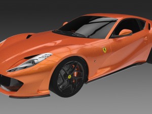 ferrari 812 superfast Modelo 3D
