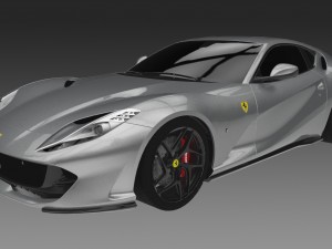 ferrari 812 superfast Modelo 3D