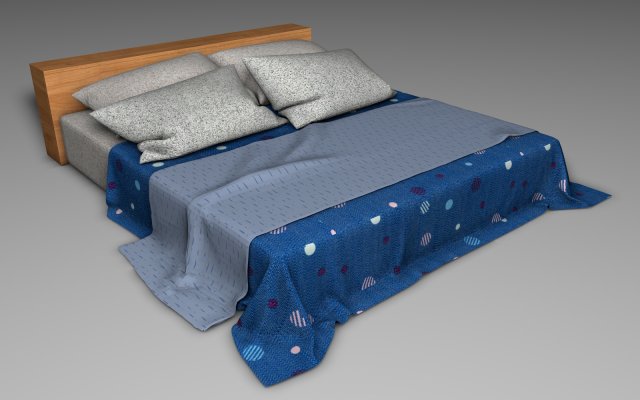 bed no 1 Modelo 3D .c4d .max .obj .3ds .fbx .stl .blend 