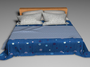 bed no 1 Modelo 3D