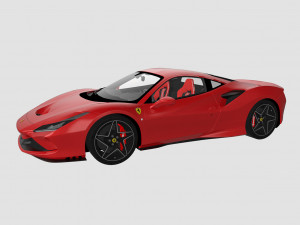 ferrari f8 tributo 2020 3D Model
