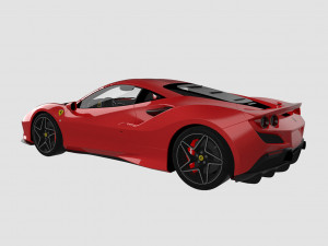 ferrari f8 tributo 2020 3D Model