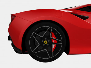 ferrari f8 tributo 2020 3D Model
