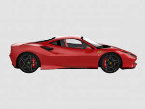 ferrari f8 tributo 2020 3D Model