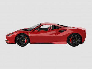 ferrari f8 tributo 2020 3D Model