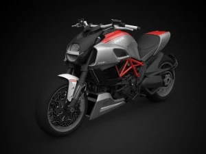 Дукати Диавел Карбон 2012г. 3D Модель