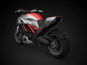 2012 ducati diavel carbon 3D Model