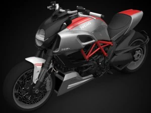 2012 ducati diavel carbon 3D Model
