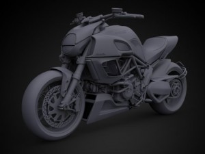 2012 ducati diavel carbon 3D मॉडल