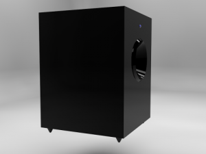 subwoofer Modello 3D