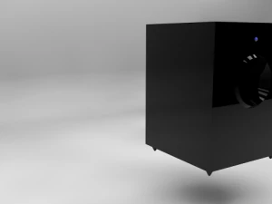 derin bas hoparl&ouml;r&uuml; 3D Model