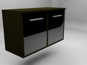 commode Modello 3D