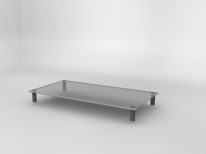 tv table Modello 3D