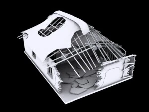 house destroid 3 3D Model