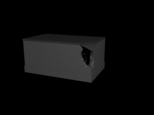 destroyed house 3D Model