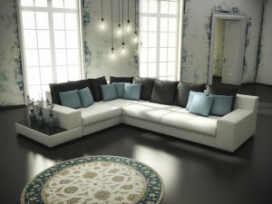 sofa  milano Model 3D
