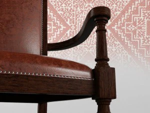 private dining room chair 3D Model