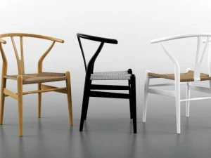 cadeira triangular ch24 Modelo 3D