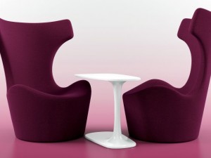 piccola papilio awa table by naoto fukasawa 3D Model