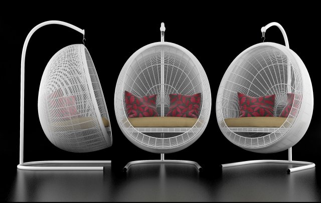 lounge chair Modello 3D .c4d .max .obj .3ds .fbx .stl .blend 