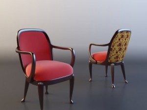 armchair 3D-Modell