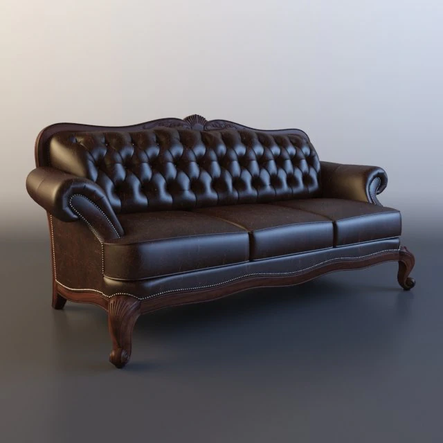 victoria sofa 3D Model .c4d .max .obj .3ds .fbx .stl .blend 