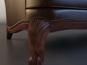 victoria sofa Model 3D