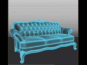 victoria sofa Model 3D