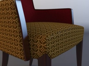 restaurant chair nobilis p 3D Model